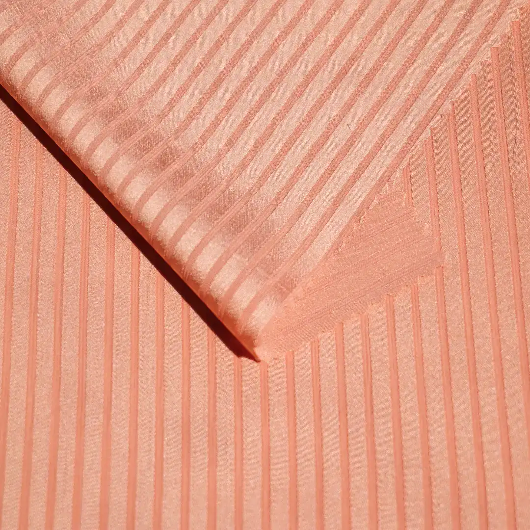 China Fabric for Blouse,Over Shirt Polyester Jacquard Synthetic Woven Fabric Polyester Orange-red color buy from China wholesaler bulk order at wholesale price free worldwide shipping Alibaba