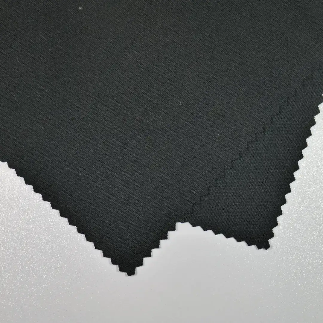 China Fabric for Jackets,Hoodie Interlock Knit Fabric Nylon Spandex black color buy from China wholesaler bulk order at wholesale price free worldwide shipping Alibaba