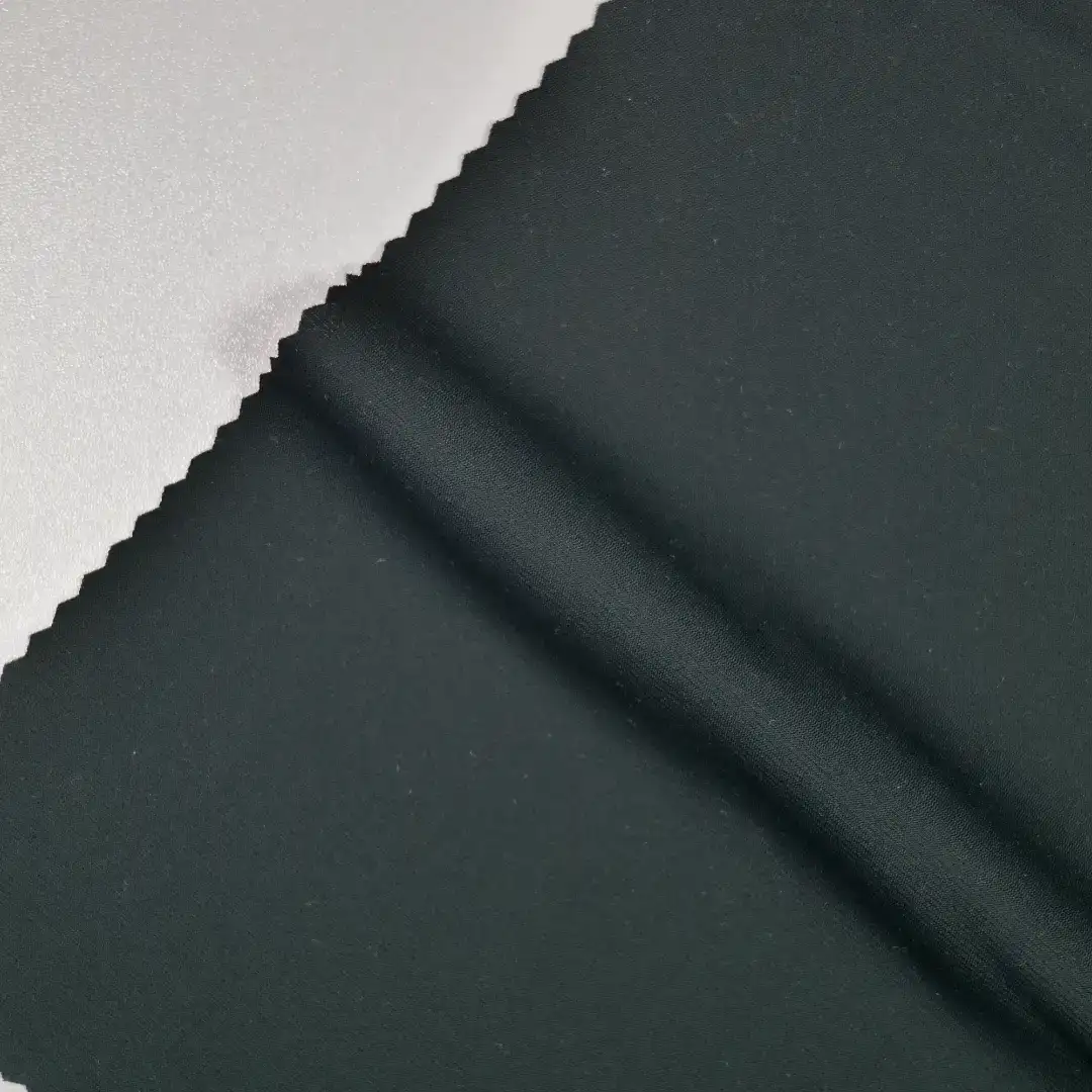 China Fabric for Jogger,Yoga Clothes,Swimsuits,Sports Bras Interlock Knit Fabric Nylon Spandex black color buy from China wholesaler bulk order at wholesale price free worldwide shipping Alibaba