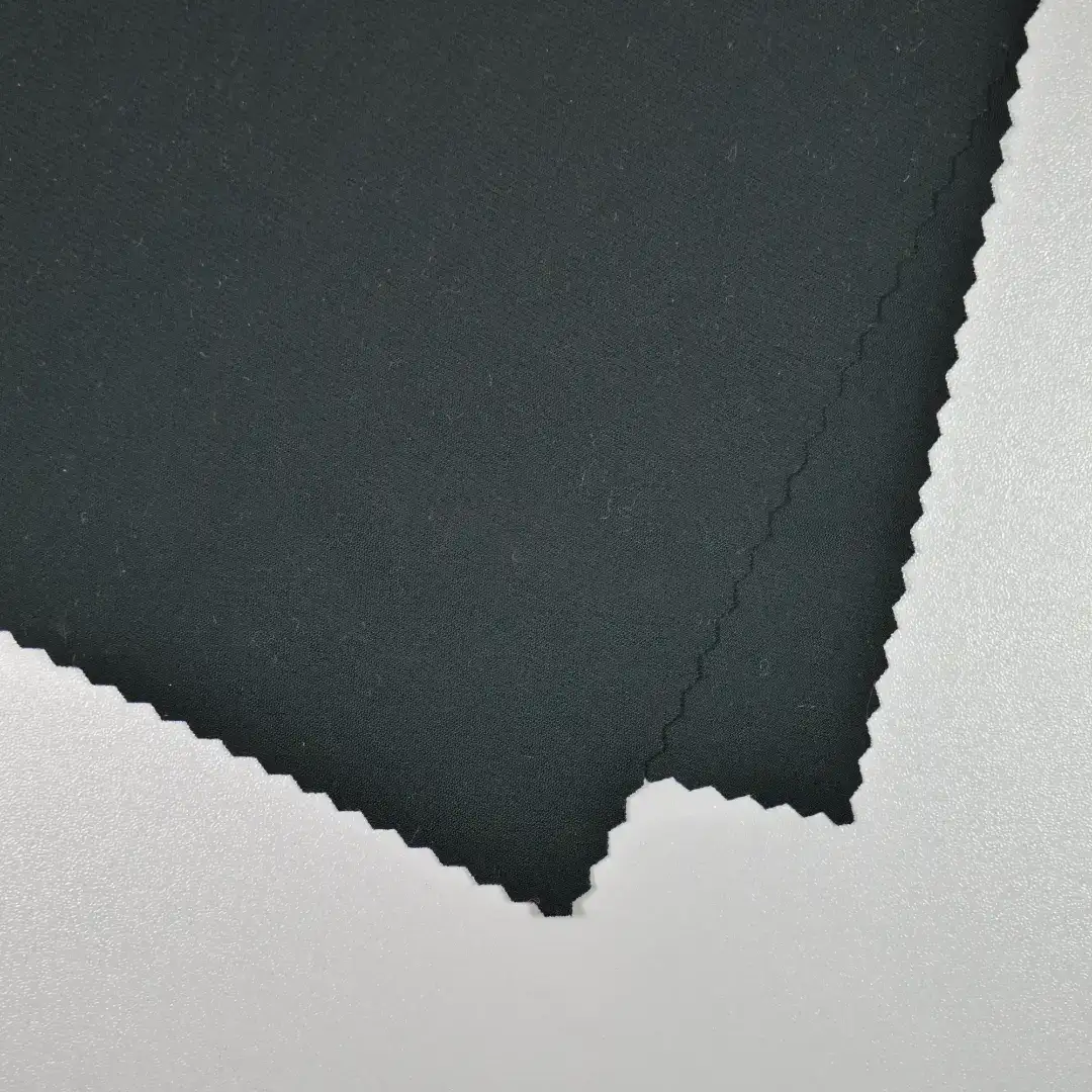 China Fabric for Jogger,Yoga Clothes,Swimsuits,Sports Bras Interlock Knit Fabric Nylon Spandex black color buy from China wholesaler bulk order at wholesale price free worldwide shipping Alibaba
