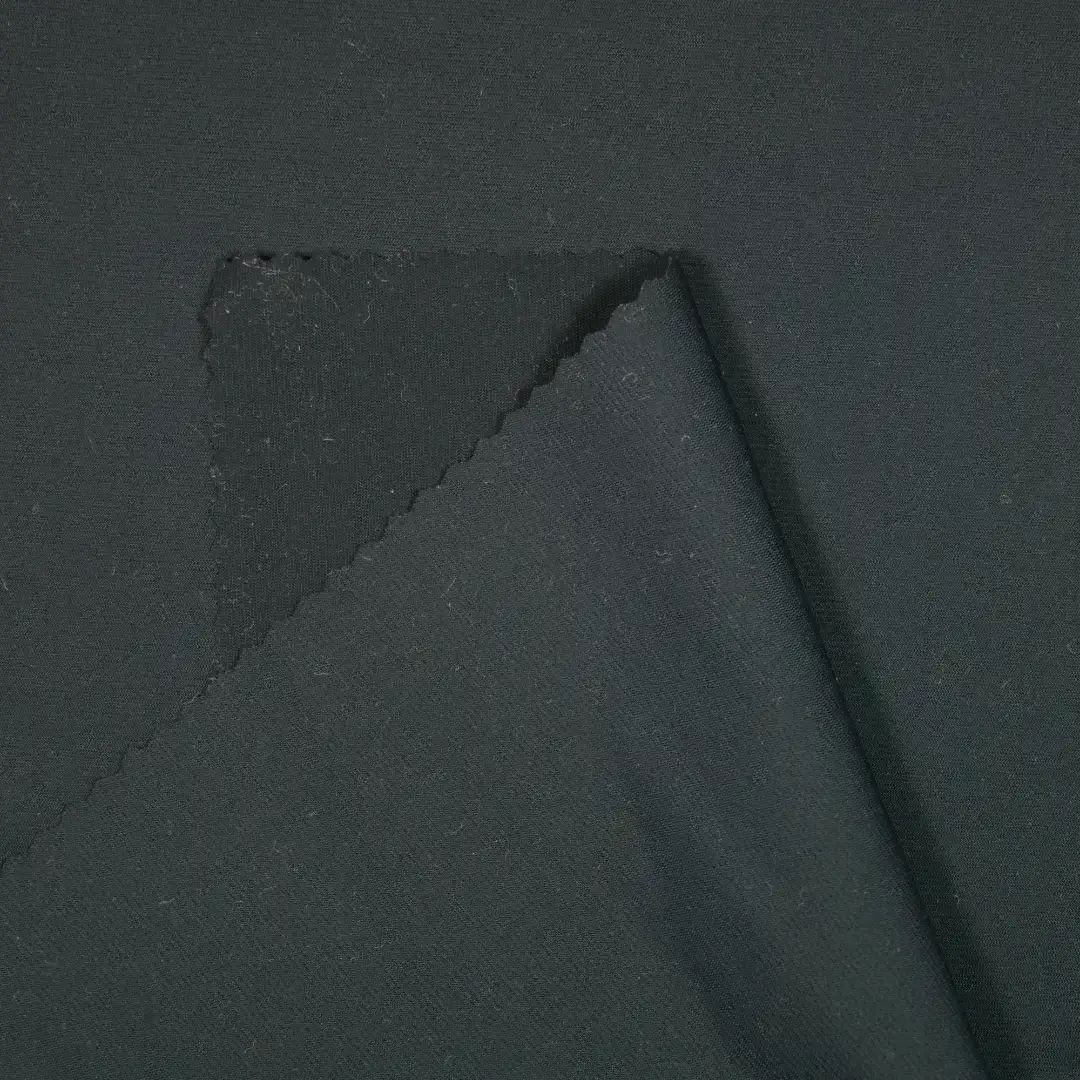 China Fabric for Jogger,Yoga Clothes,Swimsuits,Sports Bras Interlock Knit Fabric Nylon Spandex black color buy from China wholesaler bulk order at wholesale price free worldwide shipping Alibaba