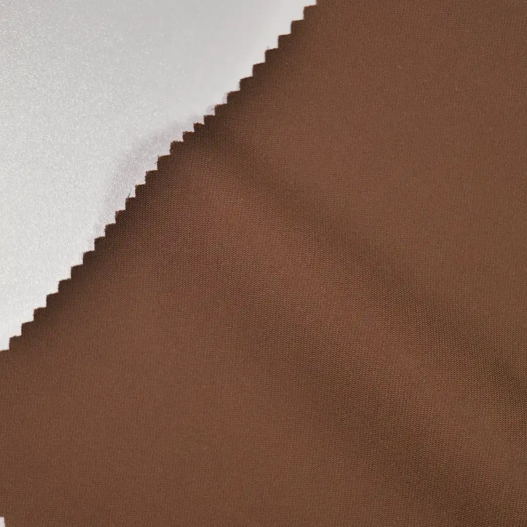 China Fabric for Blazer,Suit Polyester Cationic Woven Fabric Synthetic Woven Fabric Polyester Spandex coffee color color buy from China wholesaler bulk order at wholesale price free worldwide shipping Alibaba
