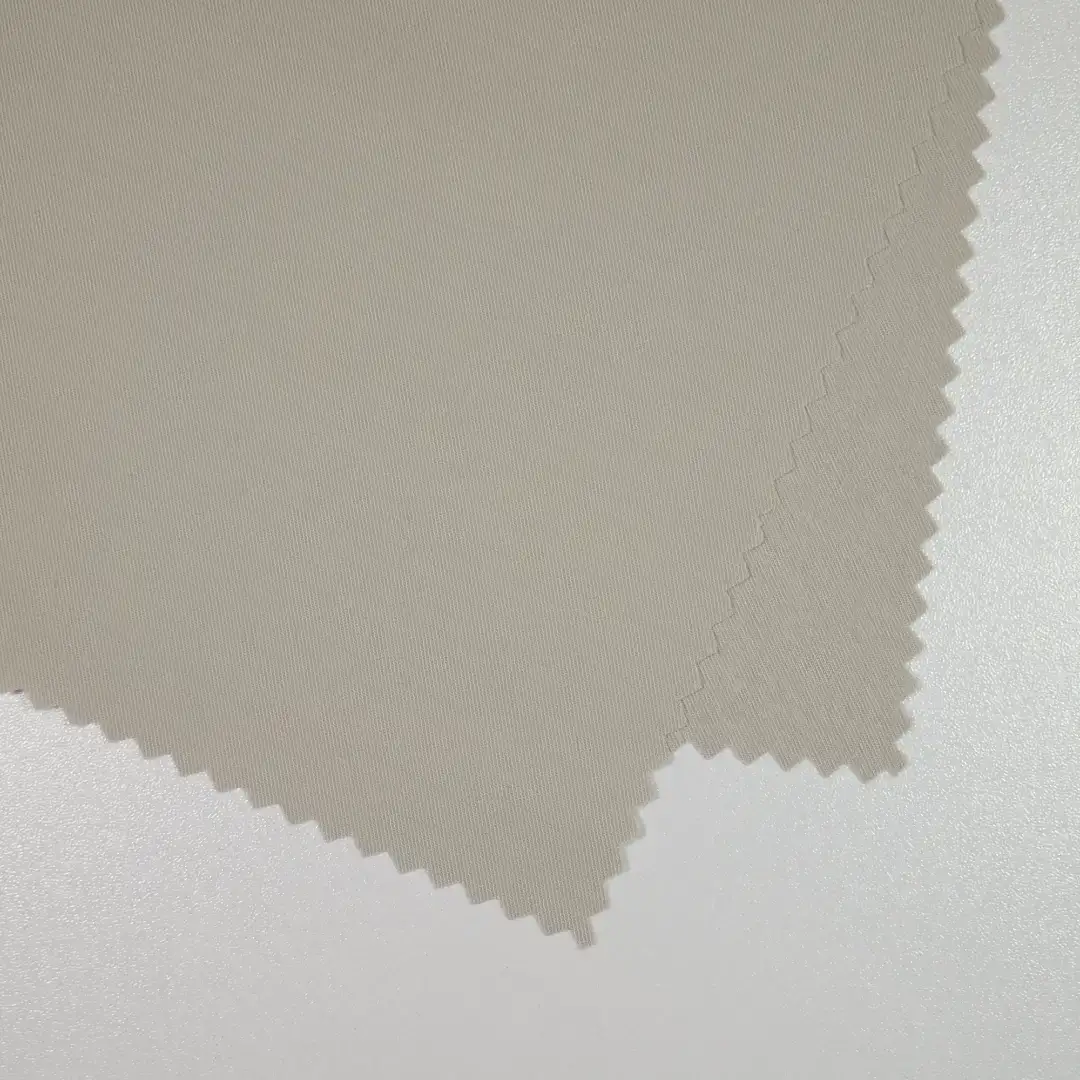 China Fabric for Pants,Blazer,Suit,Uniform Cotton Twill Natural Woven Fabric Polyester Spandex grey color buy from China wholesaler bulk order at wholesale price free worldwide shipping Alibaba