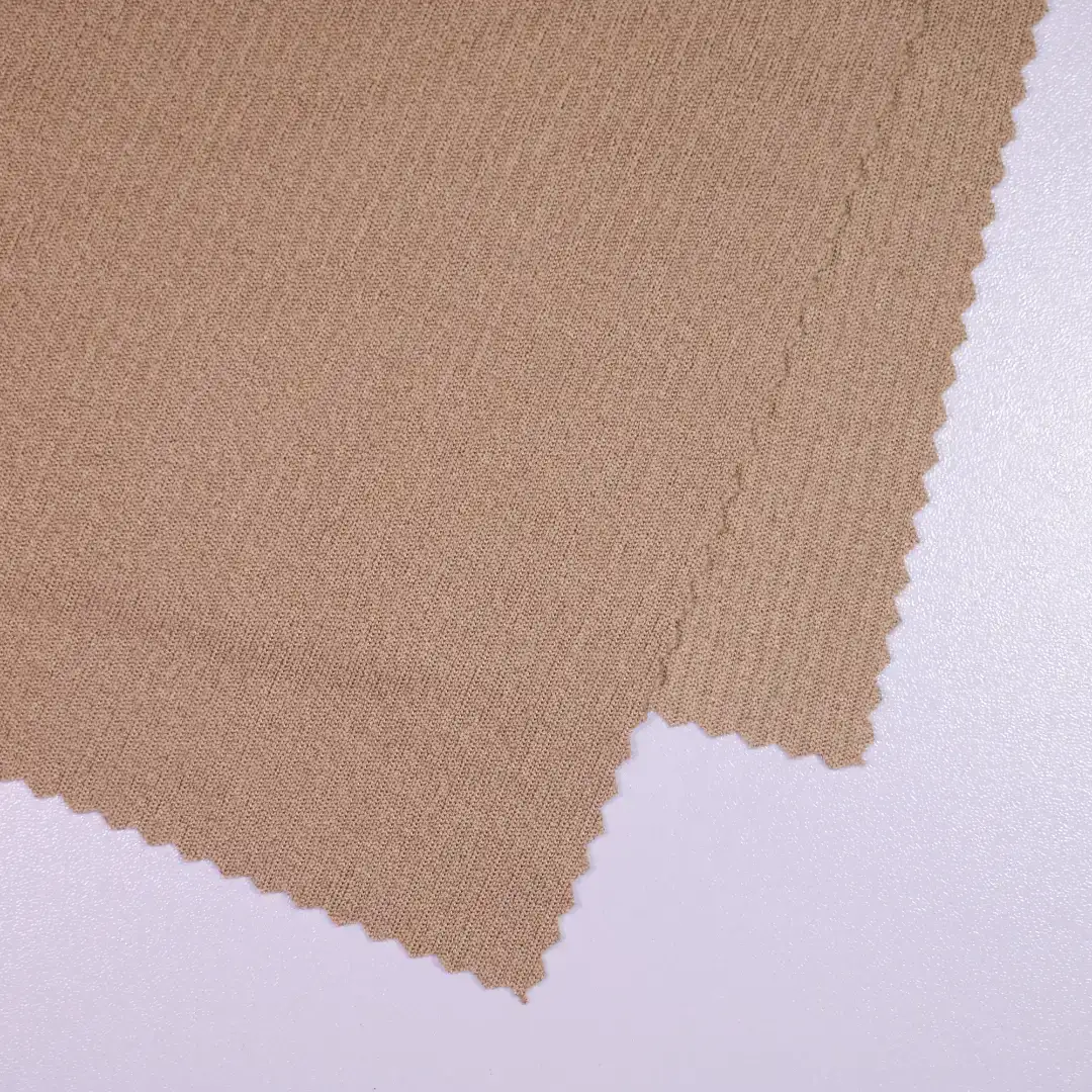 China Fabric for T-Shirt,Polo Shirt,T-shirt ,Polo T-shirt  Jacquard Knit Fabric Polyester Spandex brown color buy from China wholesaler bulk order at wholesale price free worldwide shipping Alibaba