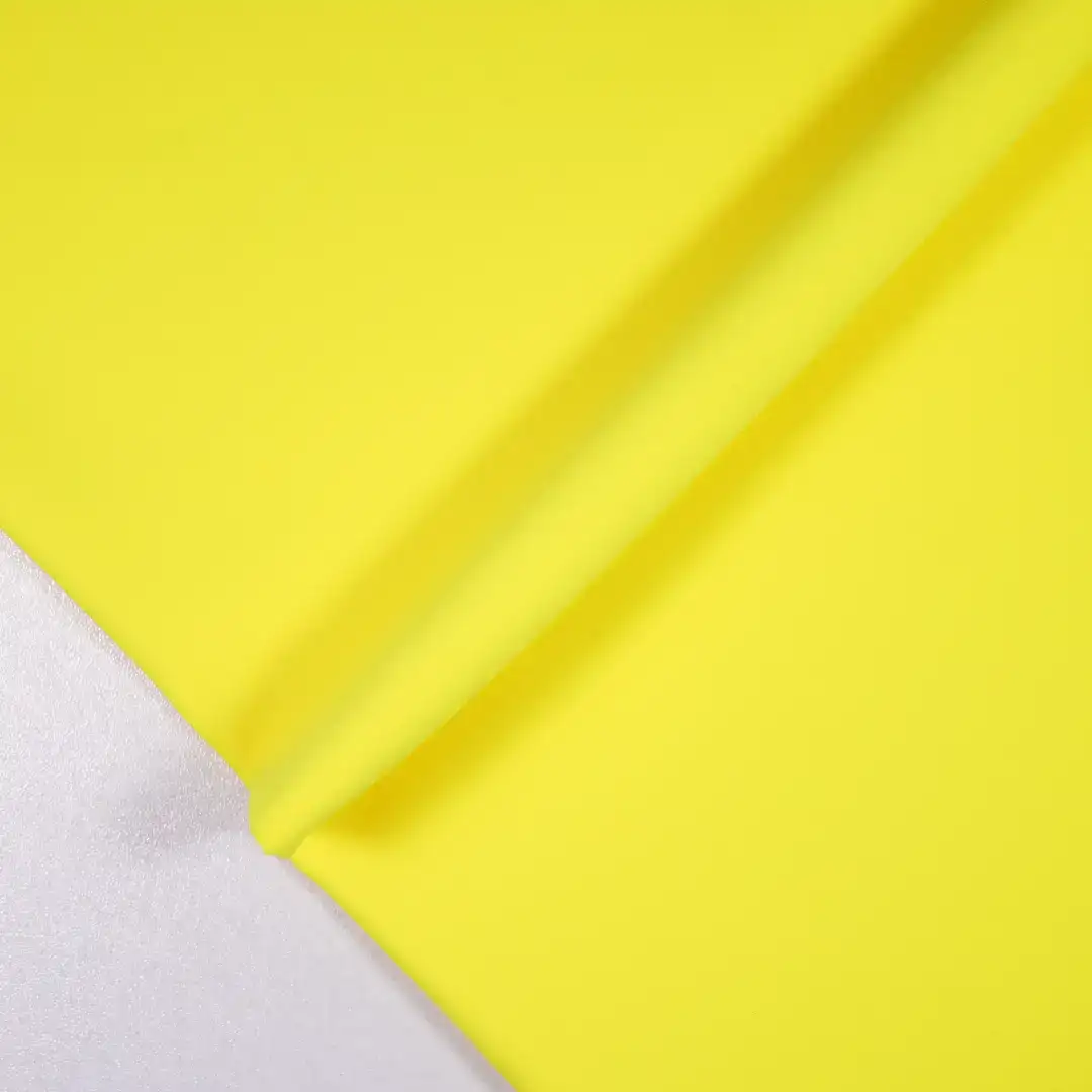 China Fabric for Yoga Clothes,Swimsuits Interlock Knit Fabric Polyester Spandex yellow color buy from China wholesaler bulk order at wholesale price free worldwide shipping Alibaba