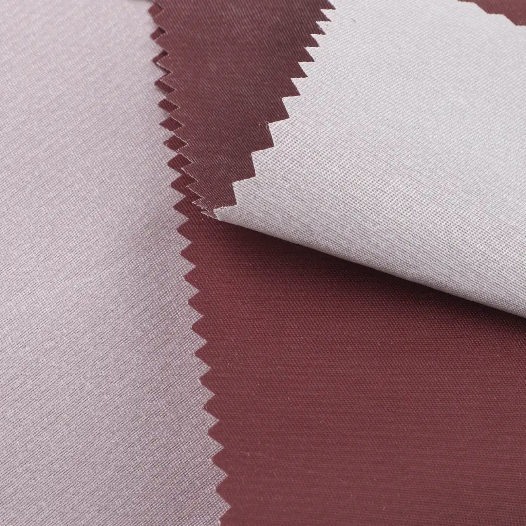 China Fabric for Jackets Nylon Taslon Synthetic Woven Fabric Nylon burgundy color buy from China wholesaler bulk order at wholesale price free worldwide shipping Alibaba