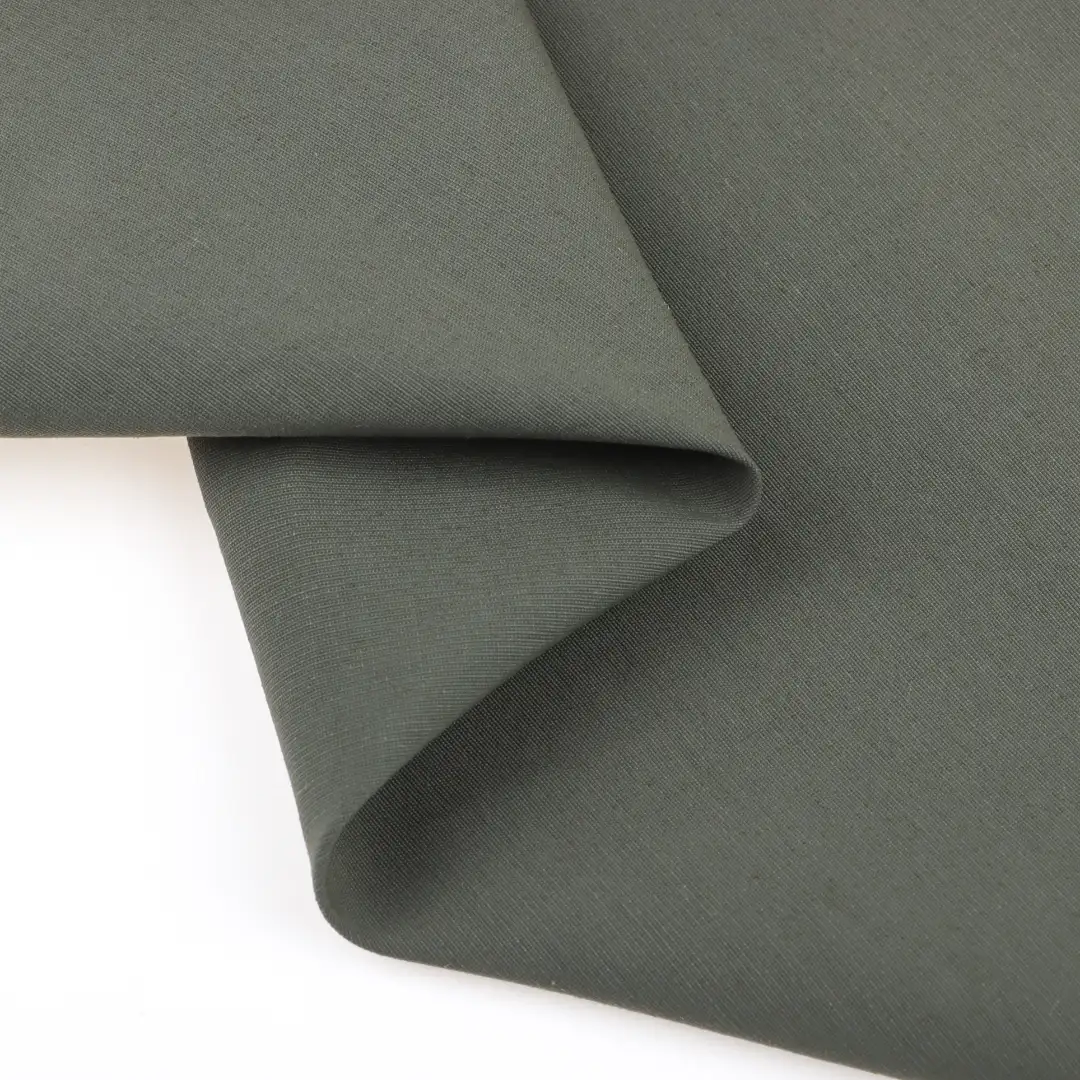 China Fabric for Jackets Nylon/Cotton Plain Woven Blended Fabric Cotton Nylon olive color buy from China wholesaler bulk order at wholesale price free worldwide shipping Alibaba