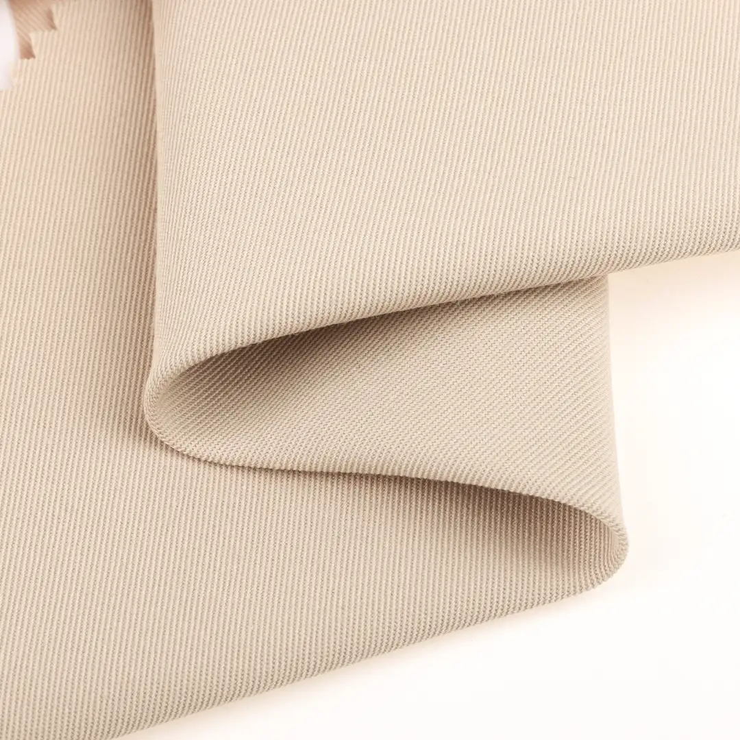 China Fabric for Jackets TC Twill Woven Blended Fabric Polyester Cotton khaki color buy from China wholesaler bulk order at wholesale price free worldwide shipping Alibaba