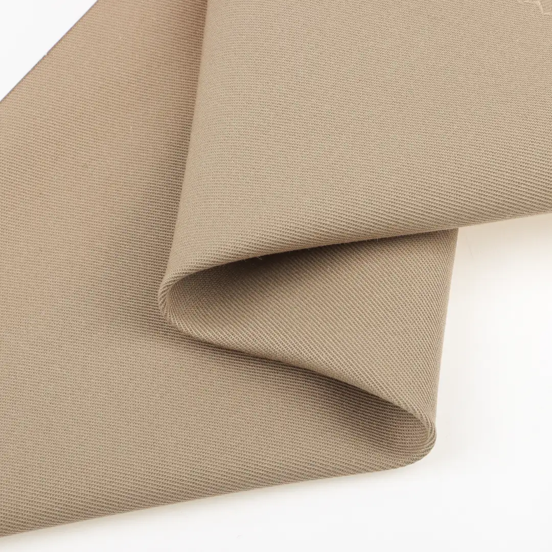 China Fabric for Pants TC Twill Woven Blended Fabric Polyester Cotton khaki color buy from China wholesaler bulk order at wholesale price free worldwide shipping Alibaba