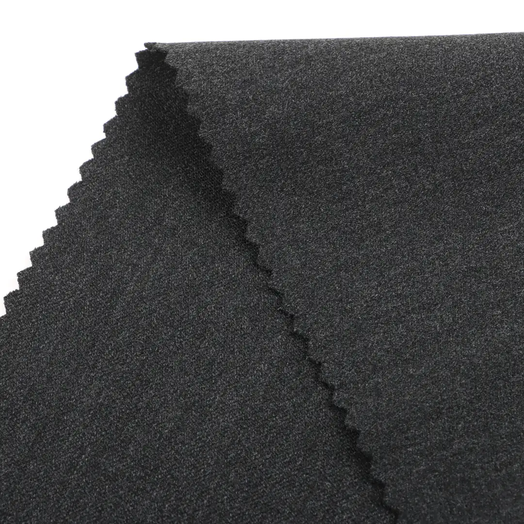 China Fabric for Pants Polyester/Rayon Plain Woven Blended Fabric Polyester Rayon Spandex Grey color buy from China wholesaler bulk order at wholesale price free worldwide shipping Alibaba