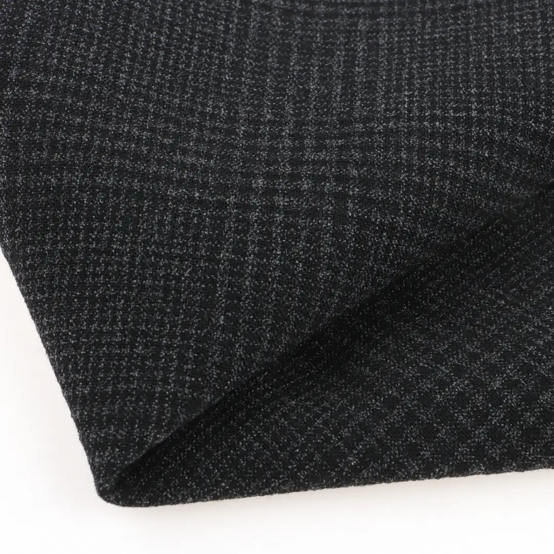 China Fabric for Pants Polyester/Rayon Plain Woven Blended Fabric Polyester Rayon Spandex Black color buy from China wholesaler bulk order at wholesale price free worldwide shipping Alibaba