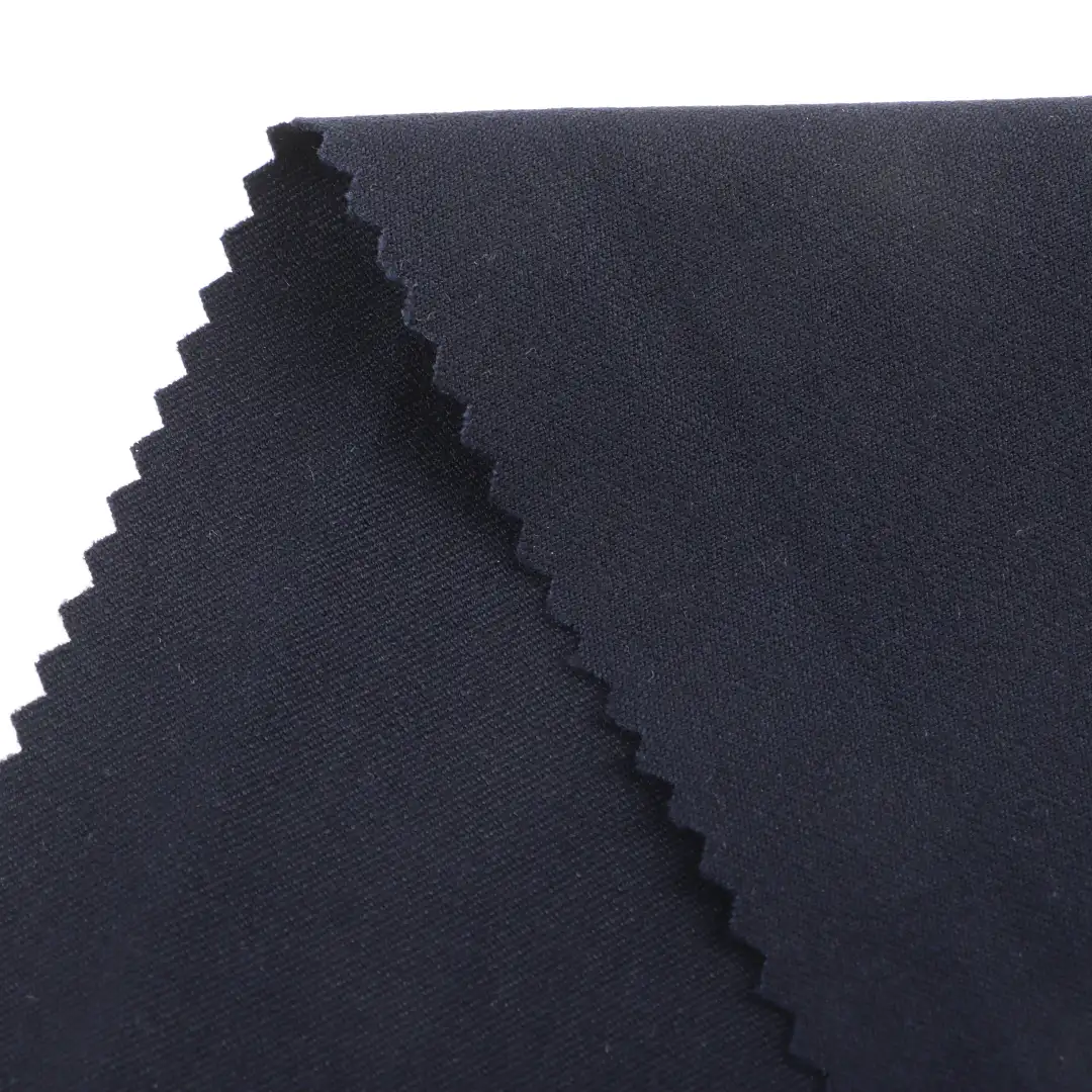 China Fabric for Pants Polyester/Rayon Twill Woven Blended Fabric Polyester Rayon Spandex Blue color buy from China wholesaler bulk order at wholesale price free worldwide shipping Alibaba
