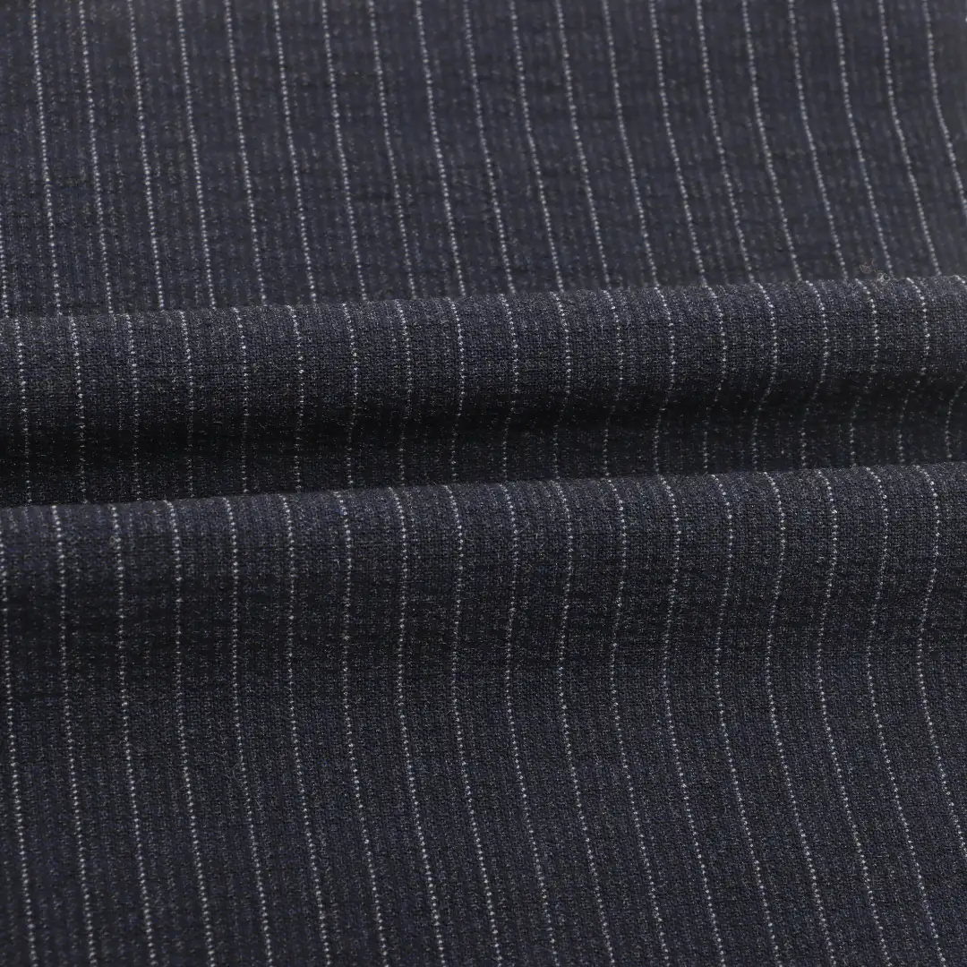 China Fabric for Pants Polyester/Rayon Plain Woven Blended Fabric Polyester Rayon Spandex Blue color buy from China wholesaler bulk order at wholesale price free worldwide shipping Alibaba