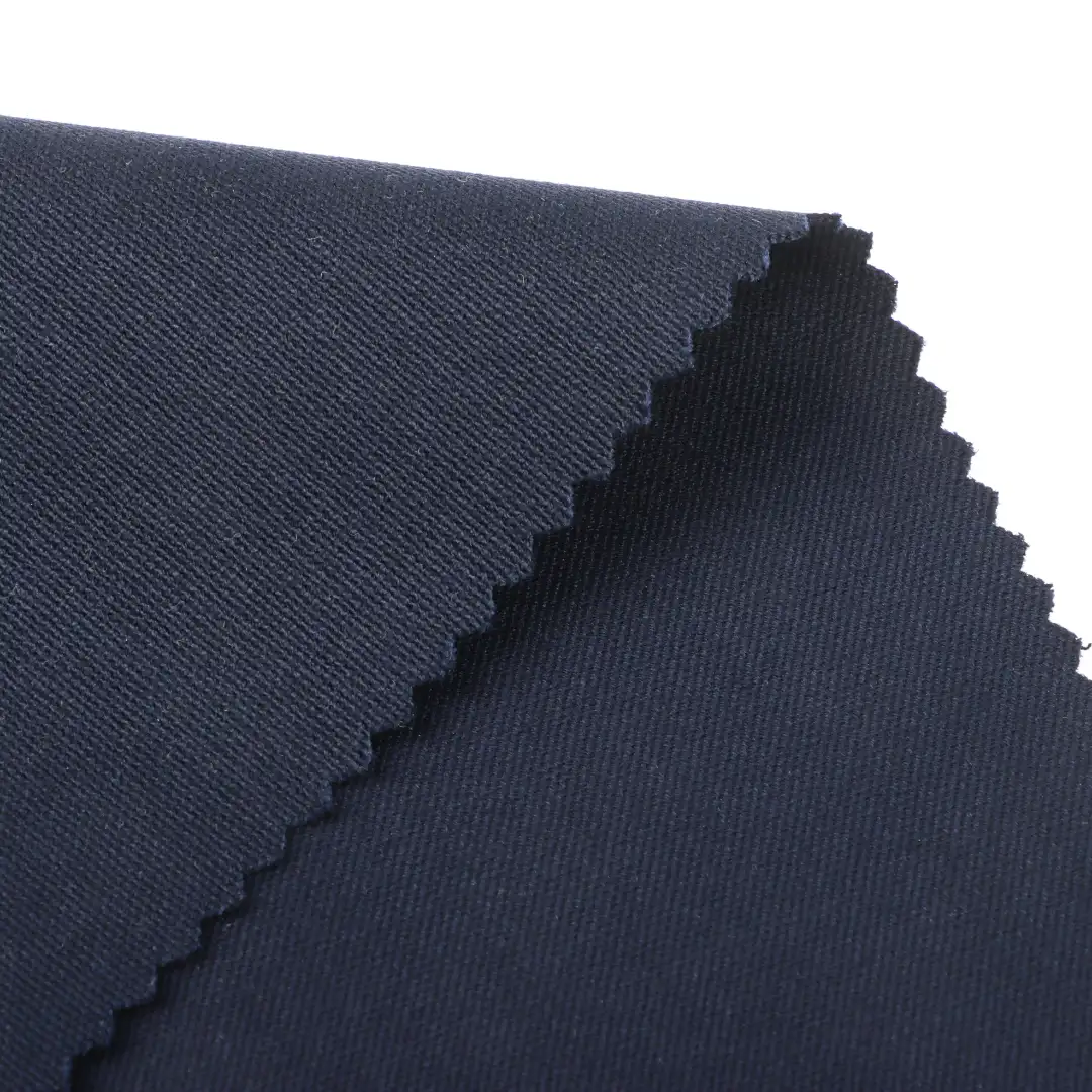China Fabric for Pants Polyester/Rayon Twill Woven Blended Fabric Polyester Rayon Spandex Blue color buy from China wholesaler bulk order at wholesale price free worldwide shipping Alibaba