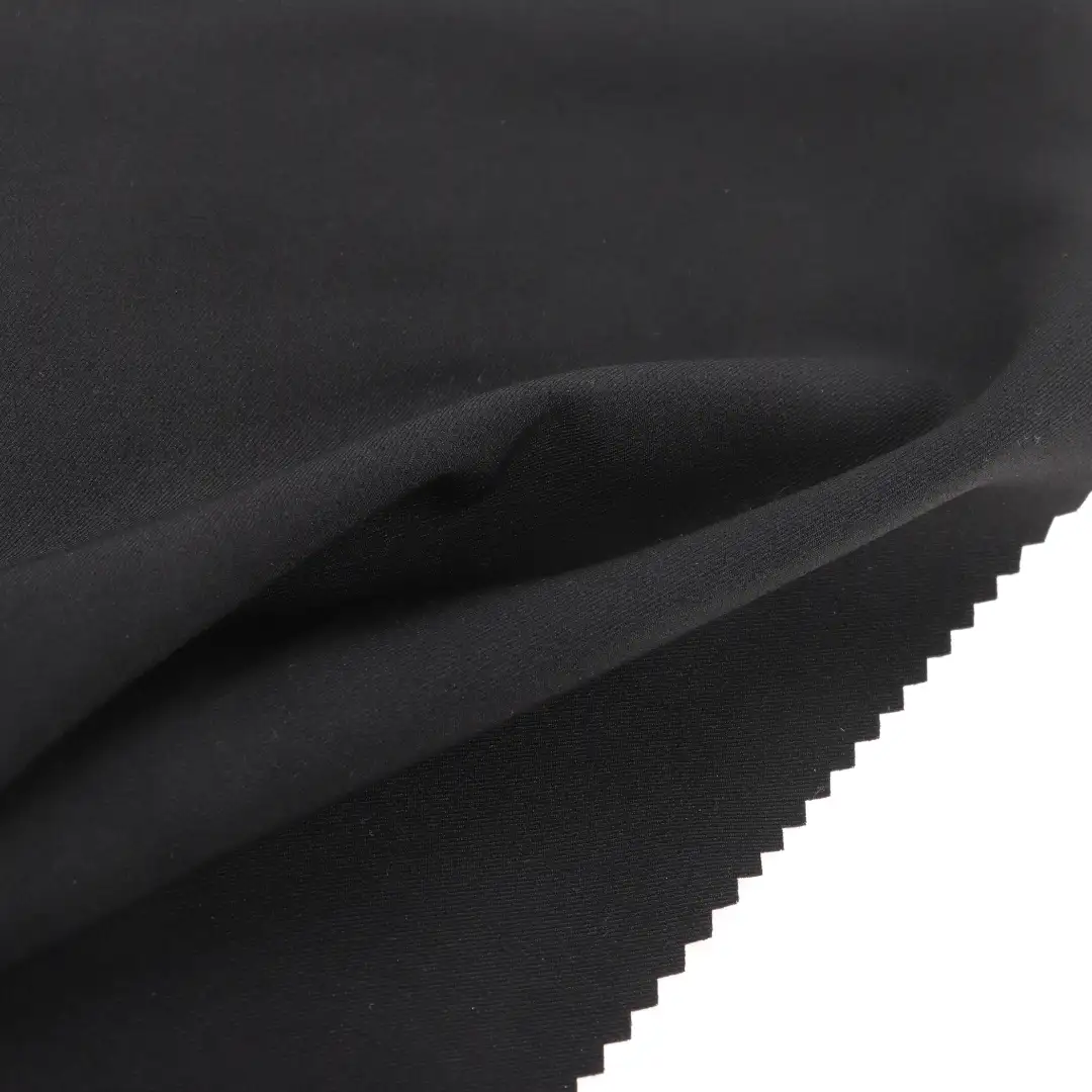 China Fabric for Pants Four Stretch Nylon Woven Fabric Synthetic Woven Fabric Spandex Nylon BLACK color buy from China wholesaler bulk order at wholesale price free worldwide shipping Alibaba