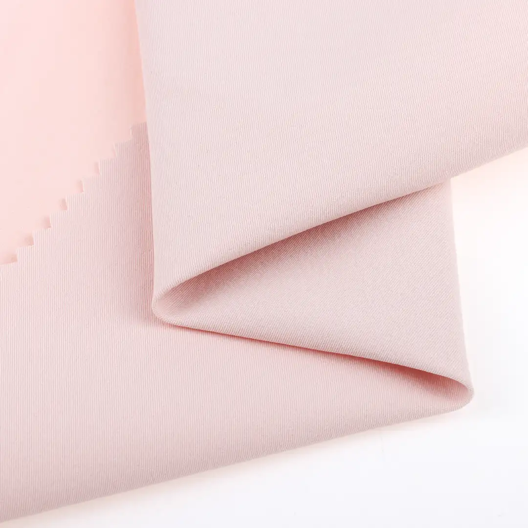 China Fabric for Pants Four Stretch Nylon Woven Fabric Synthetic Woven Fabric Nylon Spandex PINK color buy from China wholesaler bulk order at wholesale price free worldwide shipping Alibaba