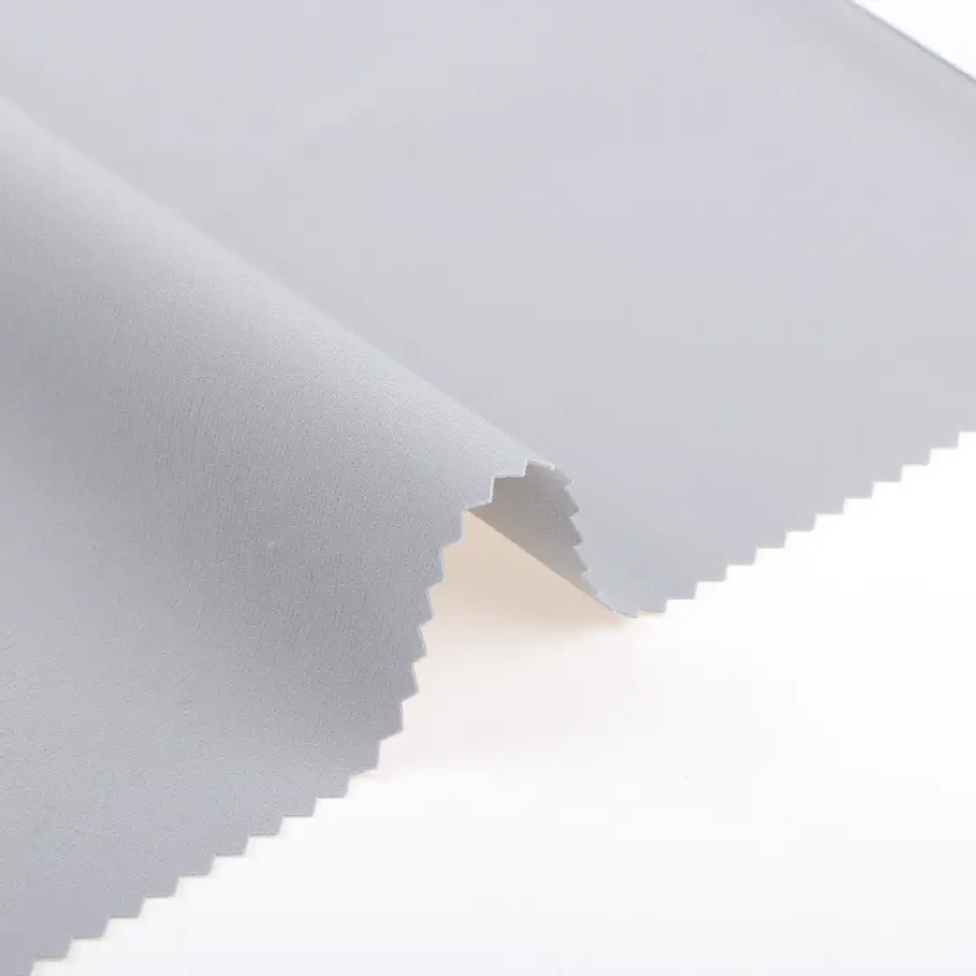 China Fabric for Pants Four Stretch Nylon Woven Fabric Synthetic Woven Fabric Nylon Spandex grey color buy from China wholesaler bulk order at wholesale price free worldwide shipping Alibaba