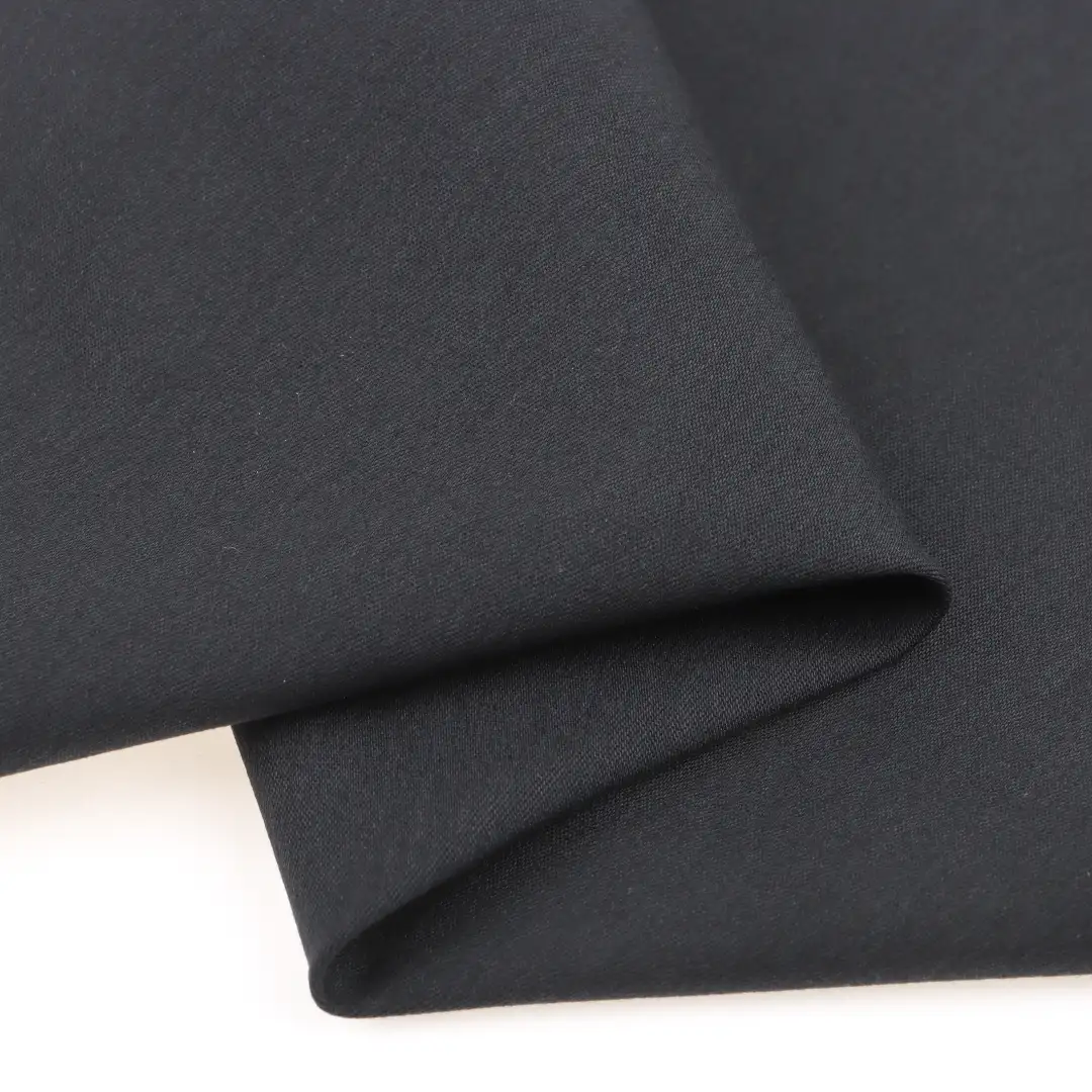 China Fabric for Pants,Trench Coat Nylon/Cotton Plain Woven Blended Fabric Cotton Nylon Spandex BLACK color buy from China wholesaler bulk order at wholesale price free worldwide shipping Alibaba
