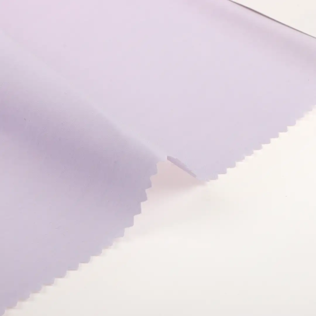 China Fabric for Shirt Nylon/Cotton Plain Woven Blended Fabric Cotton Nylon Spandex PURPLE color buy from China wholesaler bulk order at wholesale price free worldwide shipping Alibaba