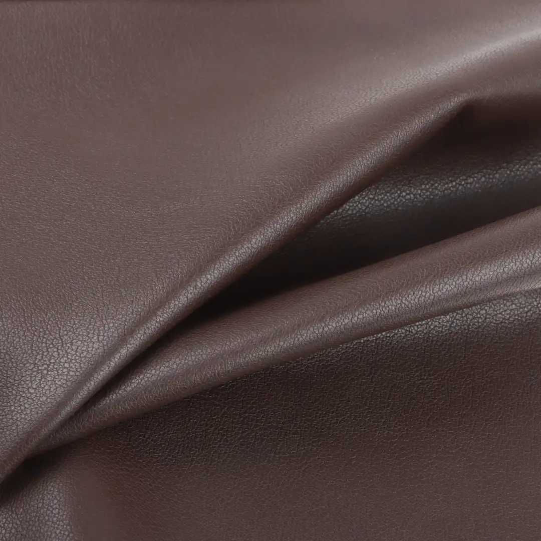 China Fabric for Jackets PU Woven Blended Fabric PU brown color buy from China wholesaler bulk order at wholesale price free worldwide shipping Alibaba