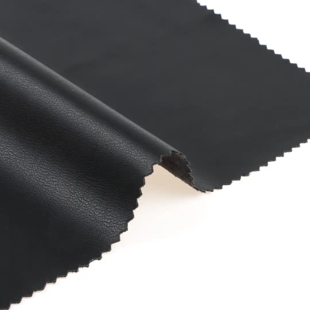 China Fabric for Jackets PU Woven Blended Fabric PU BLACK color buy from China wholesaler bulk order at wholesale price free worldwide shipping Alibaba
