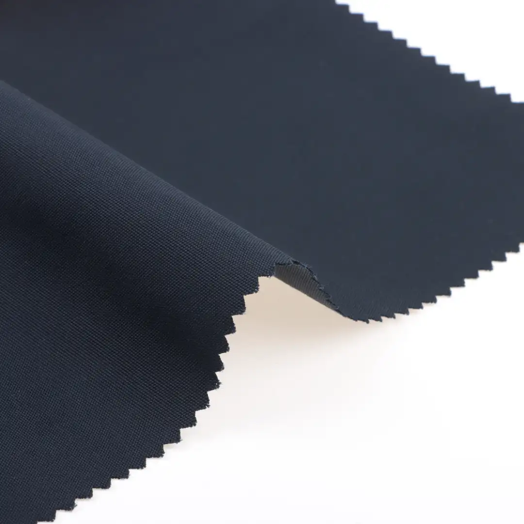 China Fabric for Jackets Nylon/Cotton Plain Woven Blended Fabric Nylon Cotton navy color buy from China wholesaler bulk order at wholesale price free worldwide shipping Alibaba
