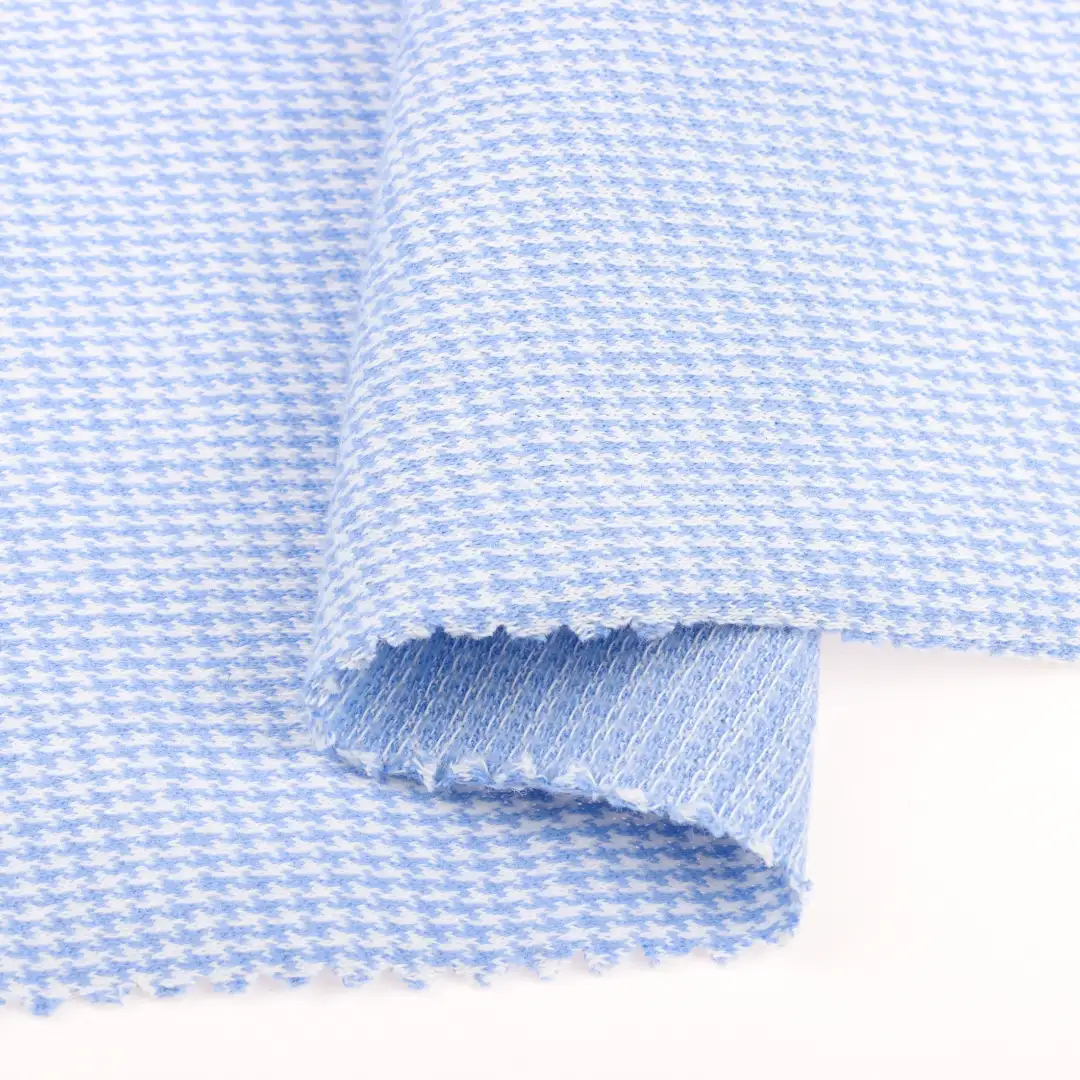 China Fabric for T-Shirt,Shorts Hacci Knit Fabric Cotton lue color buy from China wholesaler bulk order at wholesale price free worldwide shipping Alibaba