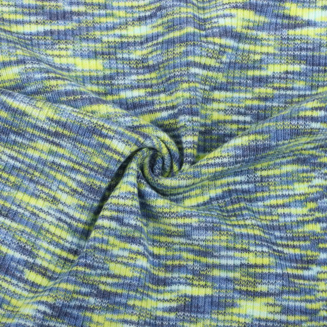 China Fabric for Pants,T-Shirt Hacci Knit Fabric Polyester Rayon Spandex Melange color buy from China wholesaler bulk order at wholesale price free worldwide shipping Alibaba