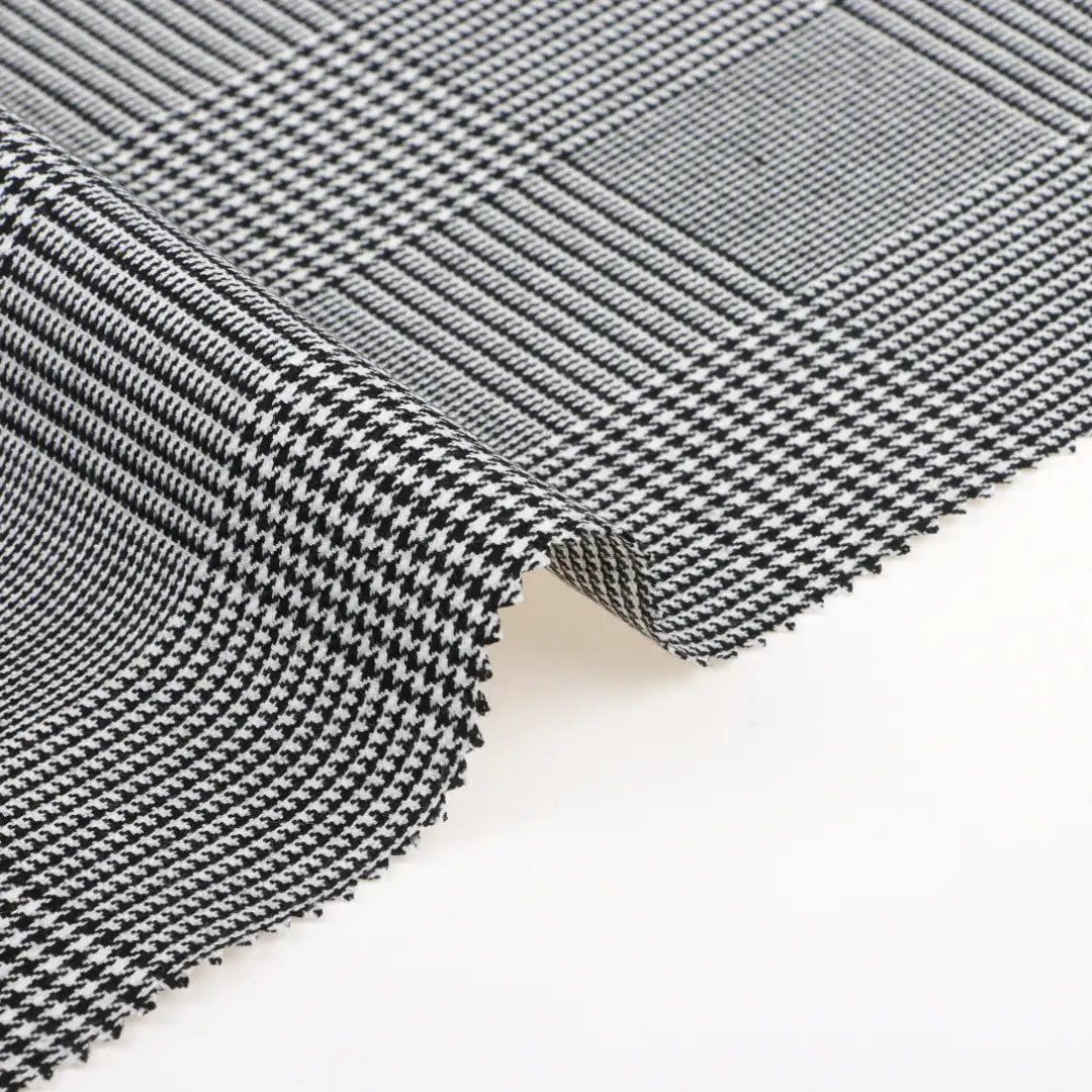 China Fabric for Pants Polyester/Rayon Plain Woven Blended Fabric Polyester Rayon Spandex check color buy from China wholesaler bulk order at wholesale price free worldwide shipping Alibaba