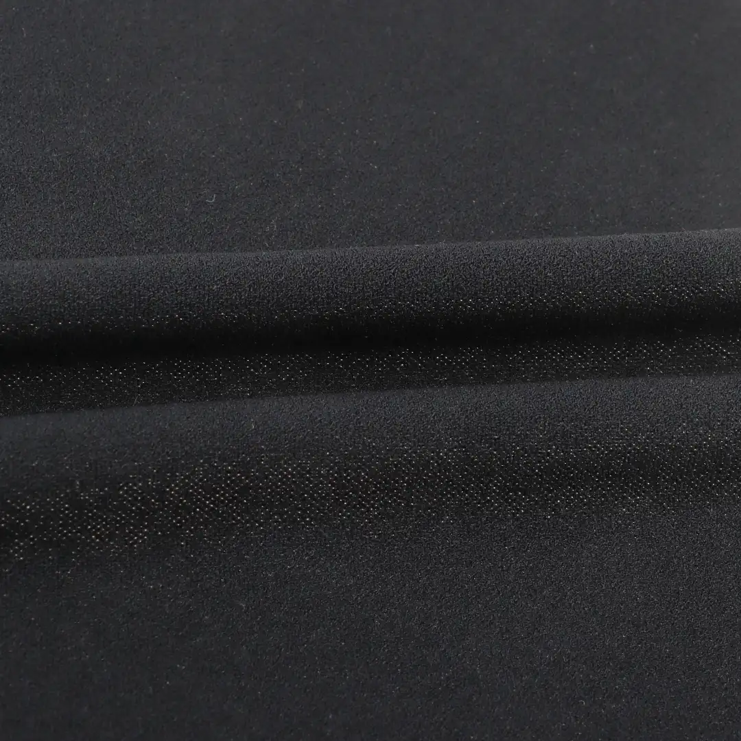 China Fabric for T-Shirt,Shorts Scuba Knit Fabric Polyester Spandex Black color buy from China wholesaler bulk order at wholesale price free worldwide shipping Alibaba