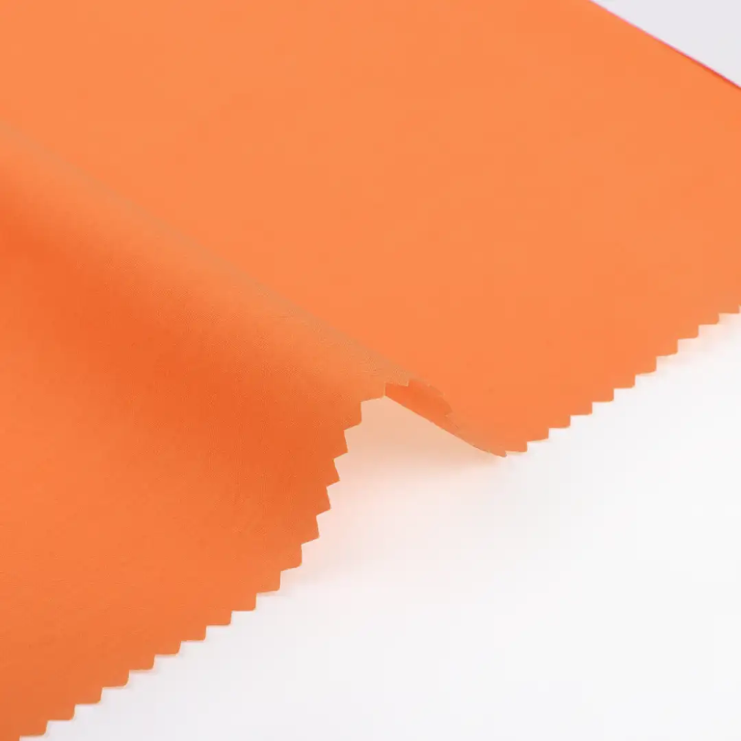 China Fabric for Shirt Nylon/Cotton Plain Woven Blended Fabric Cotton Nylon Spandex orange color buy from China wholesaler bulk order at wholesale price free worldwide shipping Alibaba
