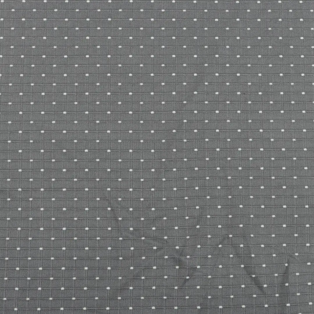 China Fabric for T-Shirt,Shorts Weft Jacquard Knit Fabric Polyester Spandex Grey color buy from China wholesaler bulk order at wholesale price free worldwide shipping Alibaba