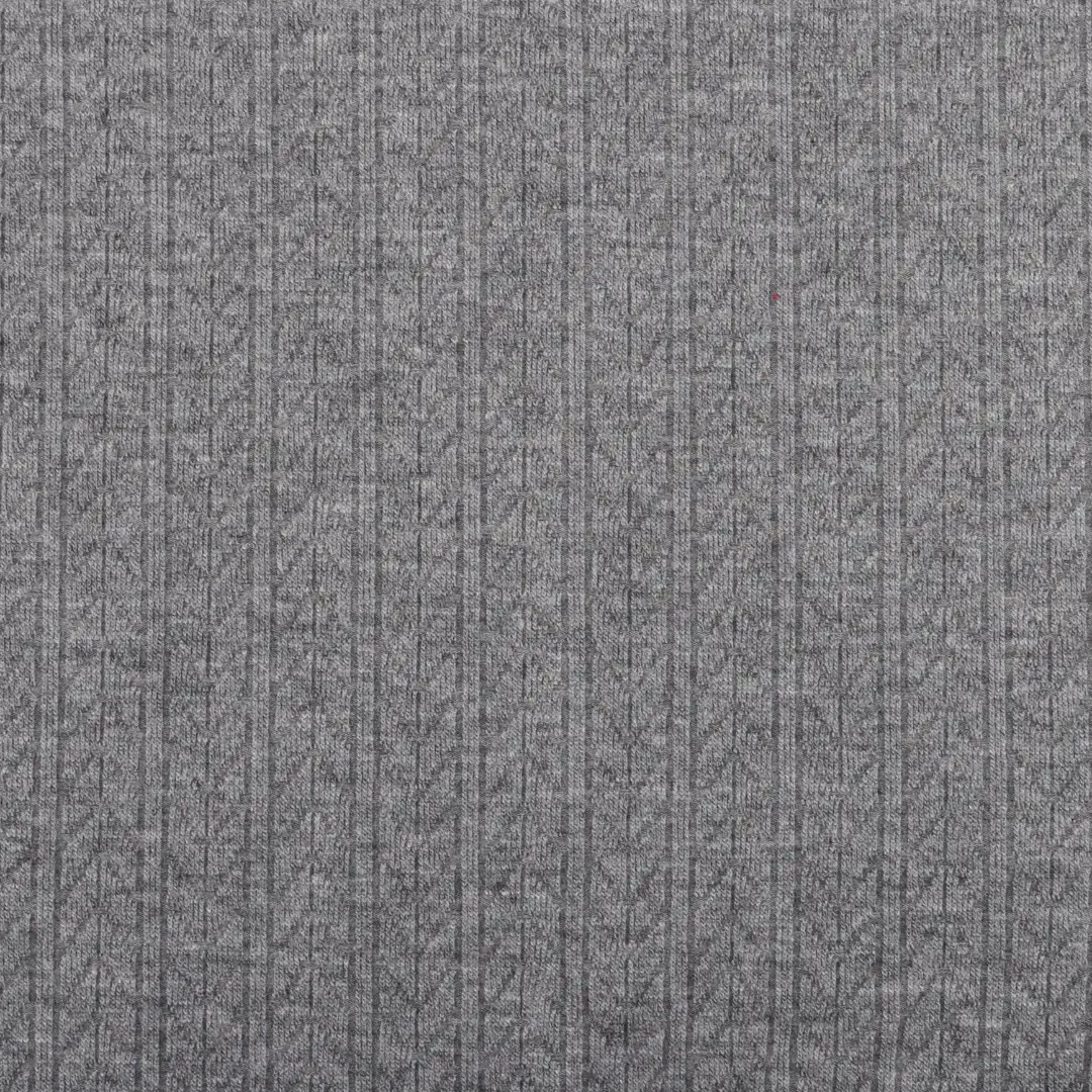China Fabric for T-Shirt,Shorts Weft Jacquard Knit Fabric Rayon Polyester Nylon Spandex Grey color buy from China wholesaler bulk order at wholesale price free worldwide shipping Alibaba