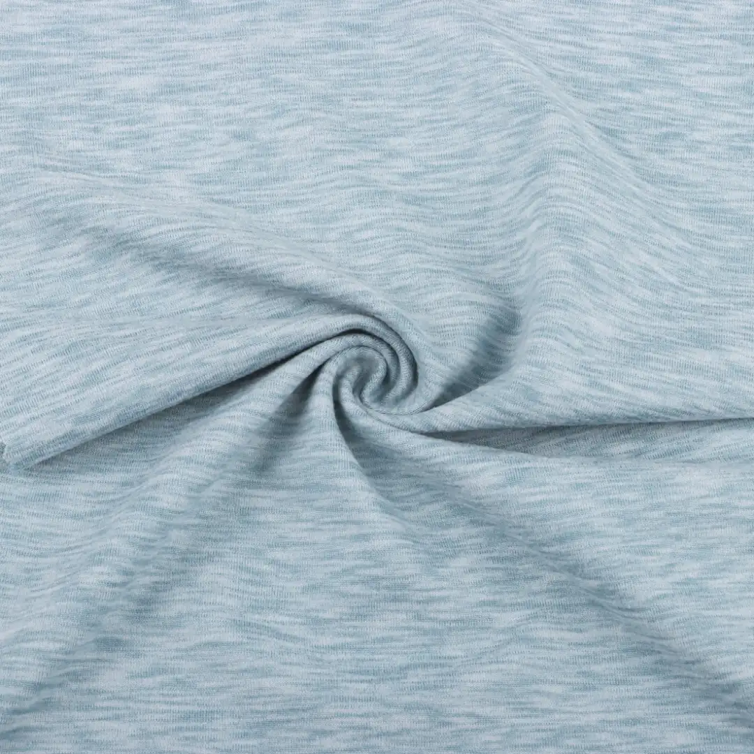 China Fabric for T-Shirt,Shorts Single Jersey Knit Fabric Polyester Spandex Blue color buy from China wholesaler bulk order at wholesale price free worldwide shipping Alibaba