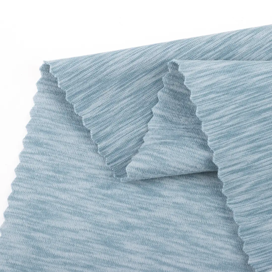 China Fabric for T-Shirt,Shorts Single Jersey Knit Fabric Polyester Spandex Blue color buy from China wholesaler bulk order at wholesale price free worldwide shipping Alibaba