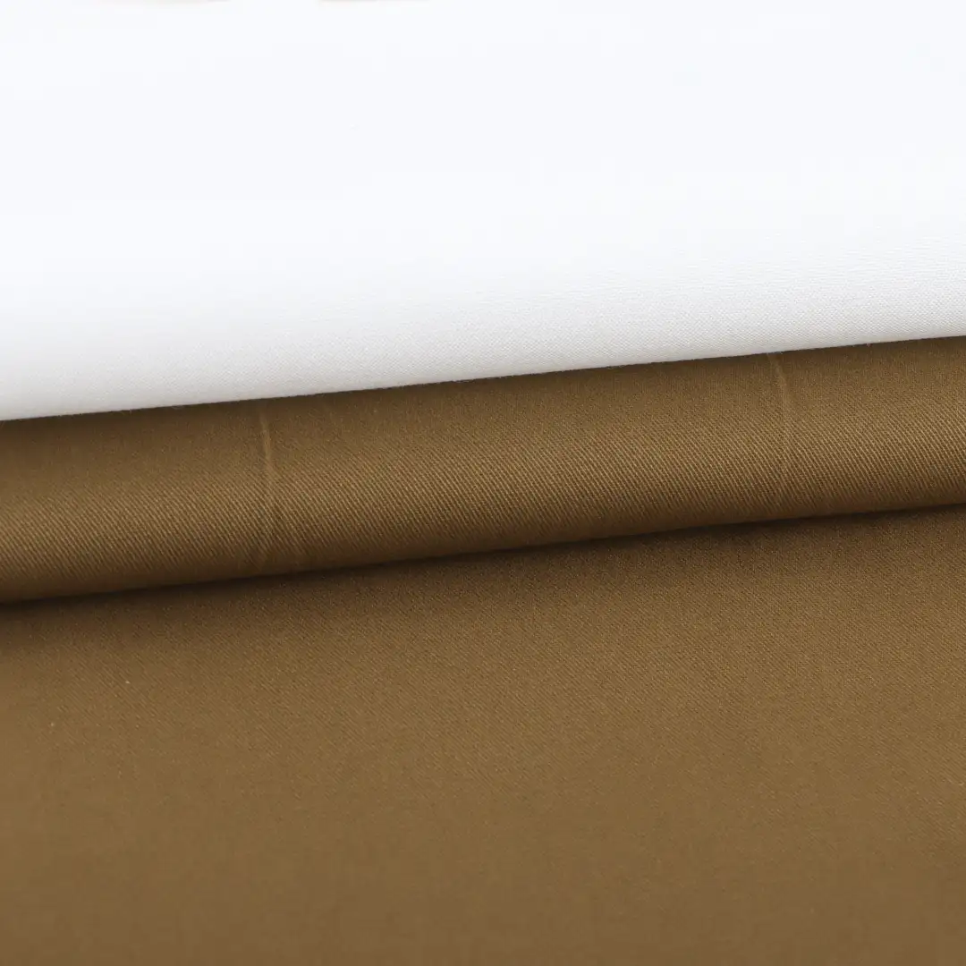 China Fabric for Trench Coat Cotton Twill Natural Woven Fabric Cotton Khaki、white color buy from China wholesaler bulk order at wholesale price free worldwide shipping Alibaba