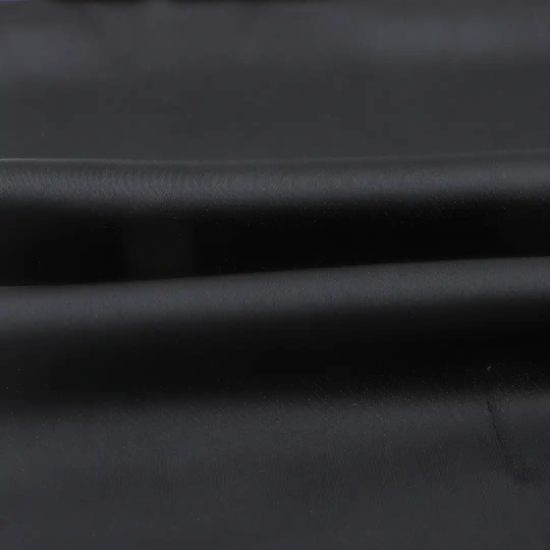 China Fabric for Pants Polyester Satin Synthetic Woven Fabric Polyester BLACK color buy from China wholesaler bulk order at wholesale price free worldwide shipping Alibaba