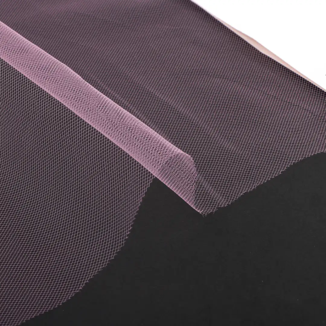 China Fabric for Skirt Mesh Knit Fabric Polyester Pink color buy from China wholesaler bulk order at wholesale price free worldwide shipping Alibaba