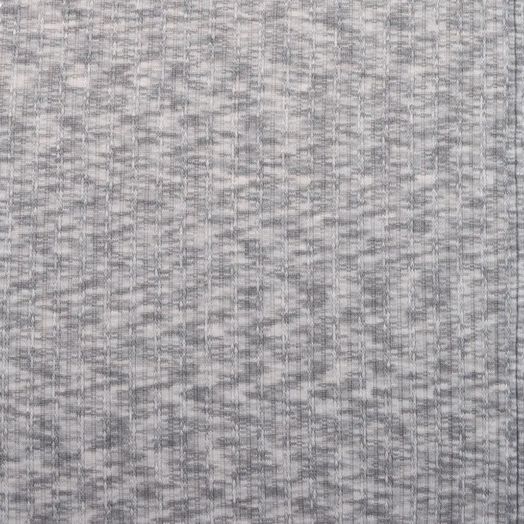 China Fabric for T-Shirt,Shorts Weft Jacquard Knit Fabric Polyester Rayon Spandex Grey color buy from China wholesaler bulk order at wholesale price free worldwide shipping Alibaba