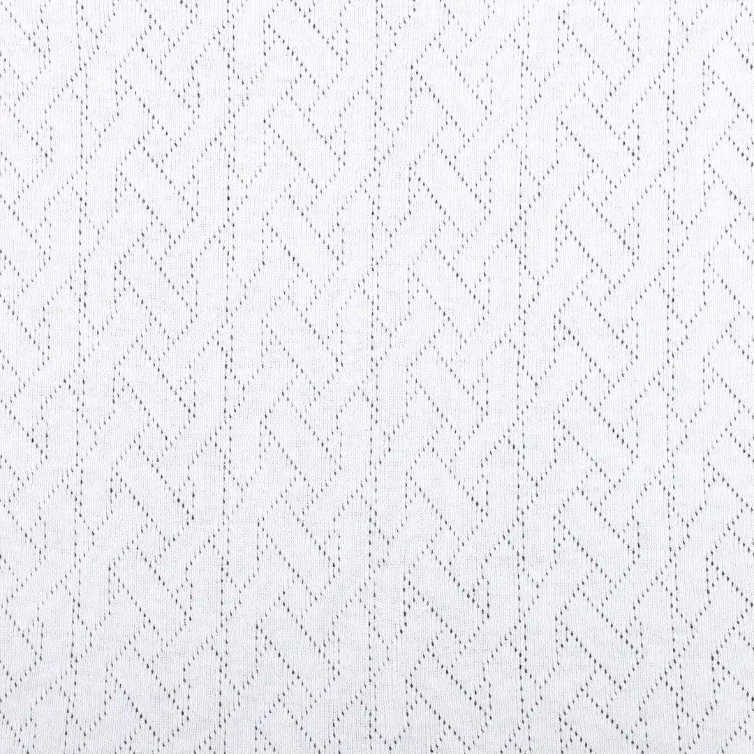 China Fabric for T-Shirt Weft Jacquard Knit Fabric Cotton White color buy from China wholesaler bulk order at wholesale price free worldwide shipping Alibaba