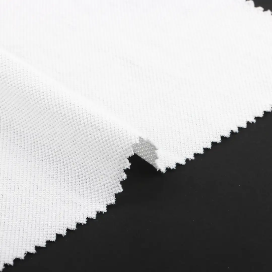China Fabric for Pants,T-Shirt Pique Knit Fabric Lyocell Cotton White color buy from China wholesaler bulk order at wholesale price free worldwide shipping Alibaba
