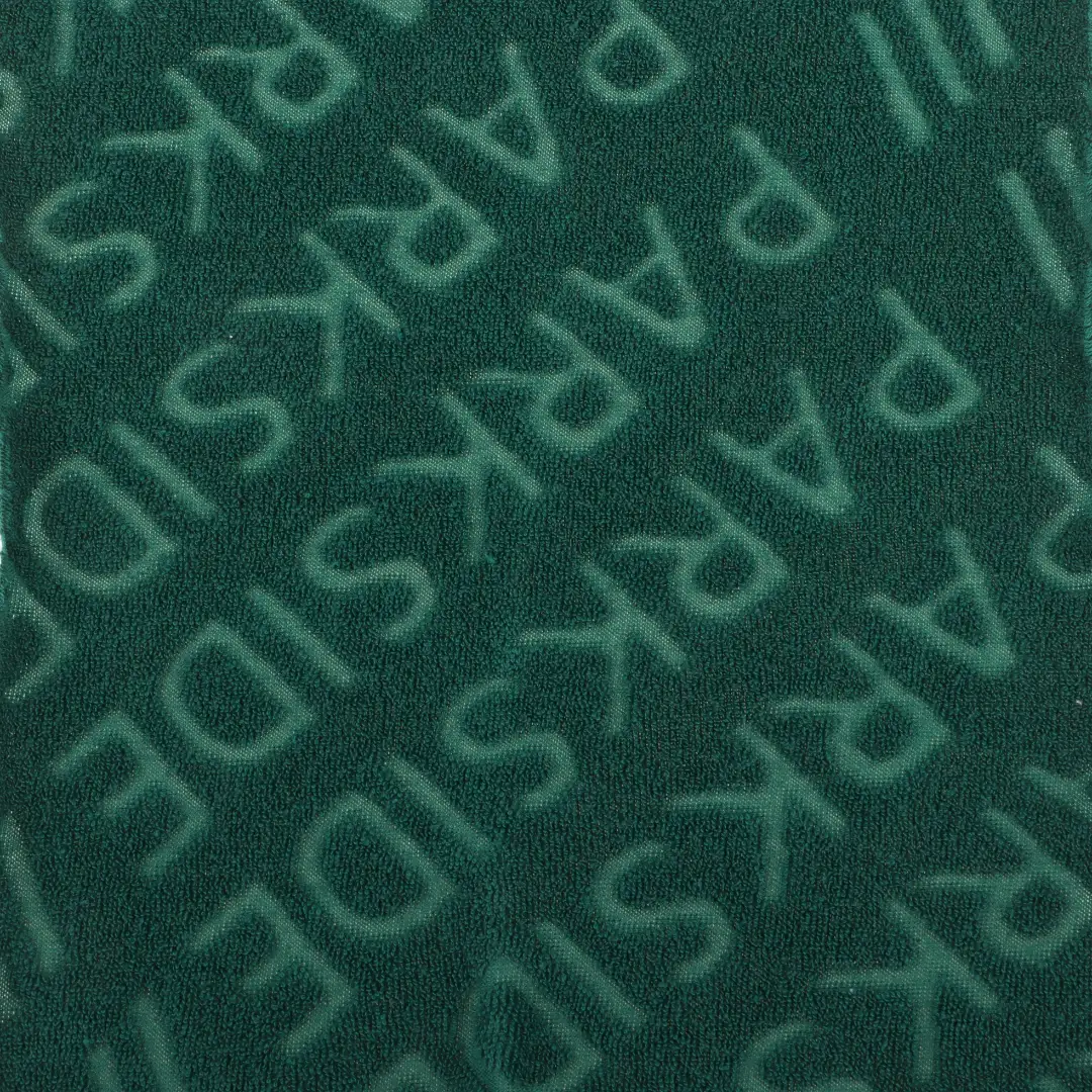 China Fabric for T-Shirt,Shorts Towel Fabric Knit Fabric Cotton Polyester Green color buy from China wholesaler bulk order at wholesale price free worldwide shipping Alibaba