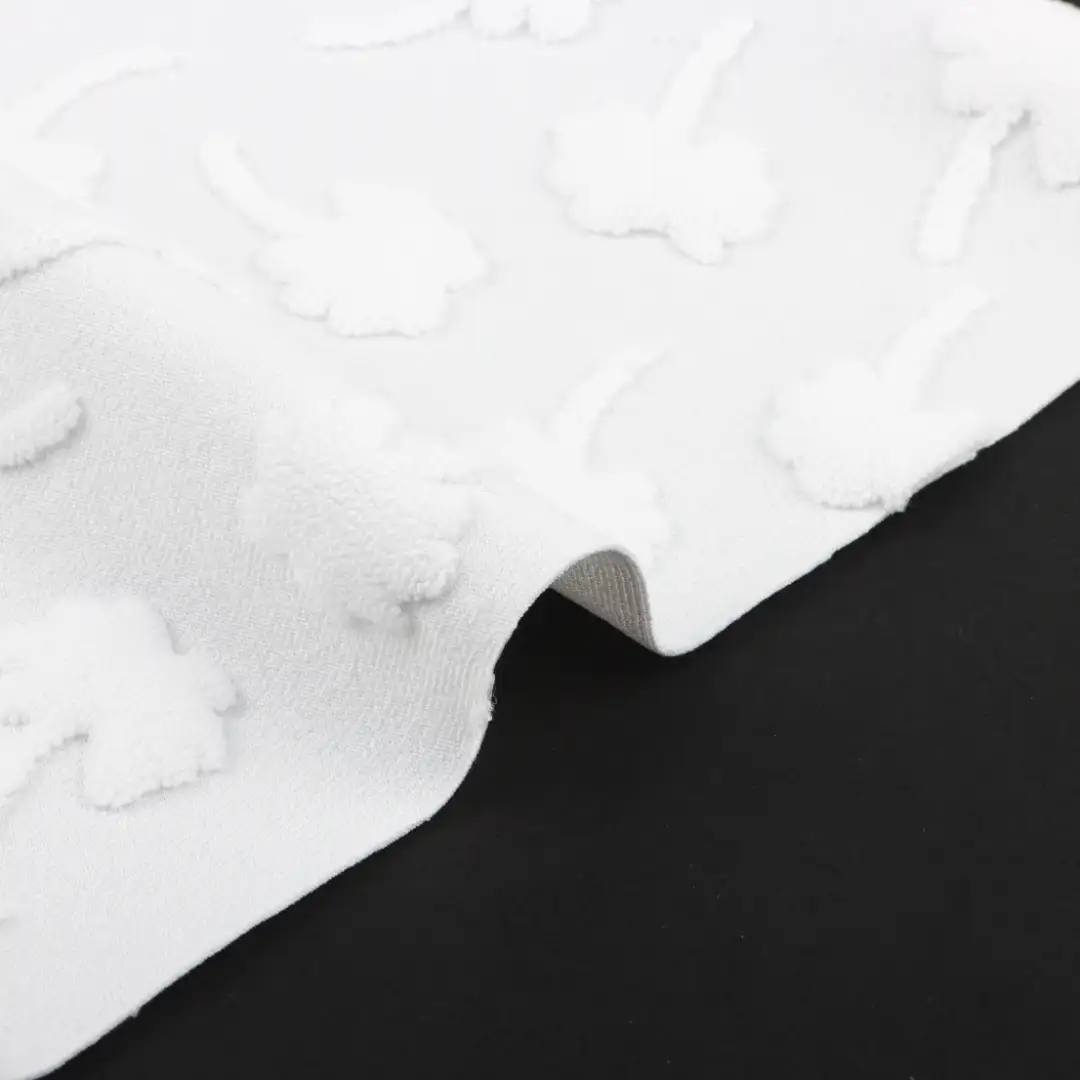 China Fabric for T-Shirt,Shorts Towel Fabric Knit Fabric Polyester Spandex White color buy from China wholesaler bulk order at wholesale price free worldwide shipping Alibaba