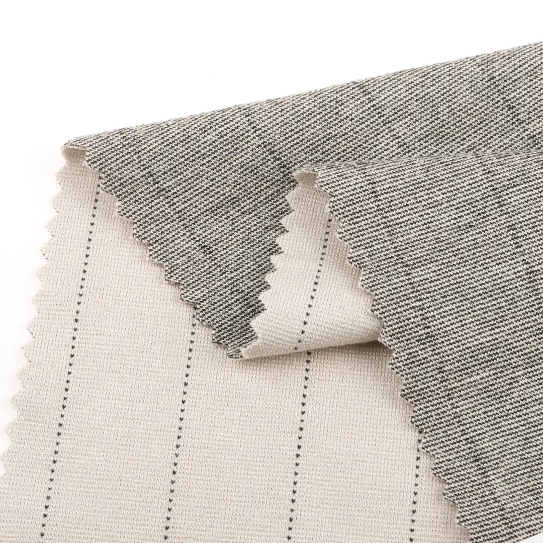 China Fabric for T-Shirt,Loungewear Hacci Knit Fabric Rayon Polyester Spandex Khaki color buy from China wholesaler bulk order at wholesale price free worldwide shipping Alibaba