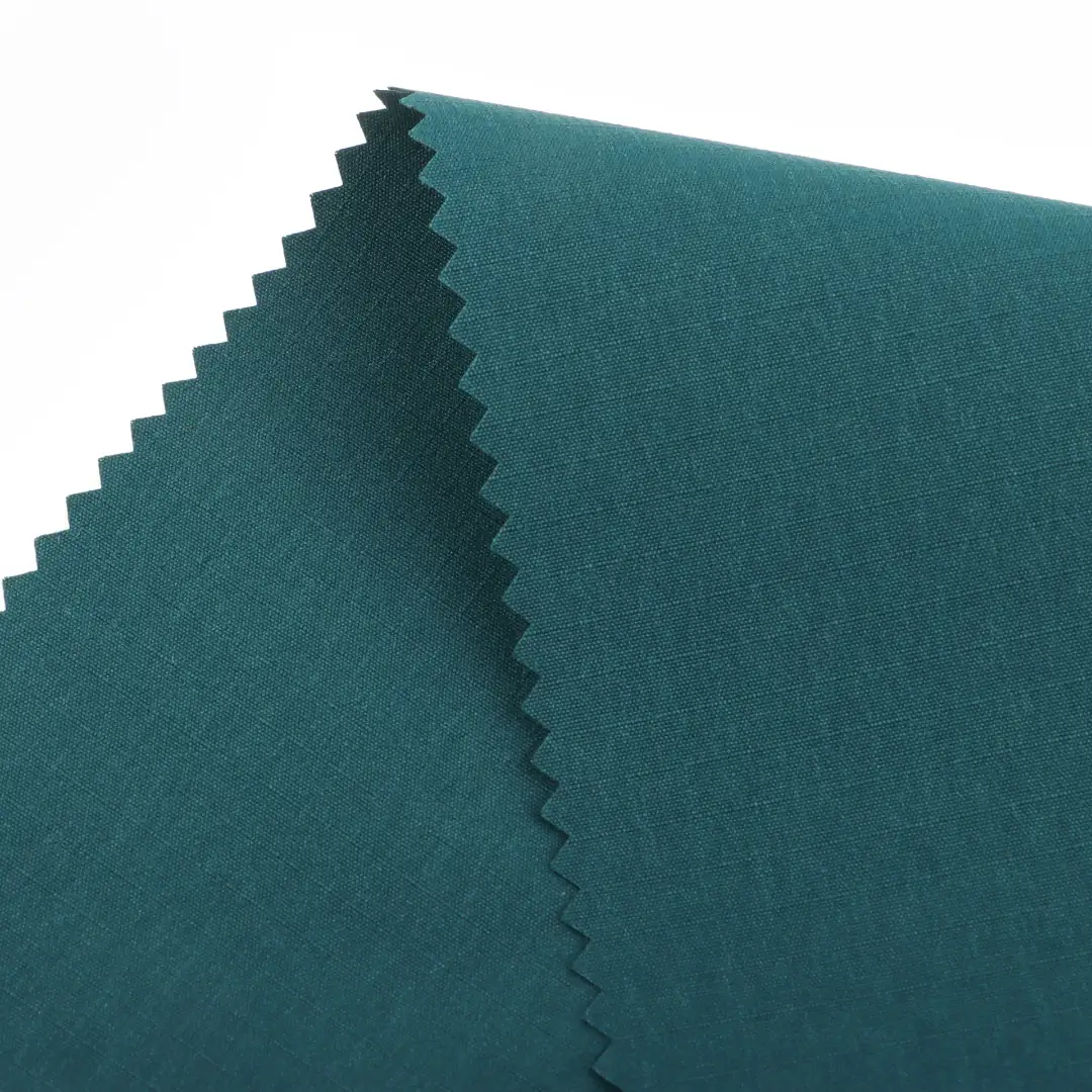 China Fabric for Jackets Polyester Imitation Cotton Fabric Synthetic Woven Fabric Polyester BLUE color buy from China wholesaler bulk order at wholesale price free worldwide shipping Alibaba