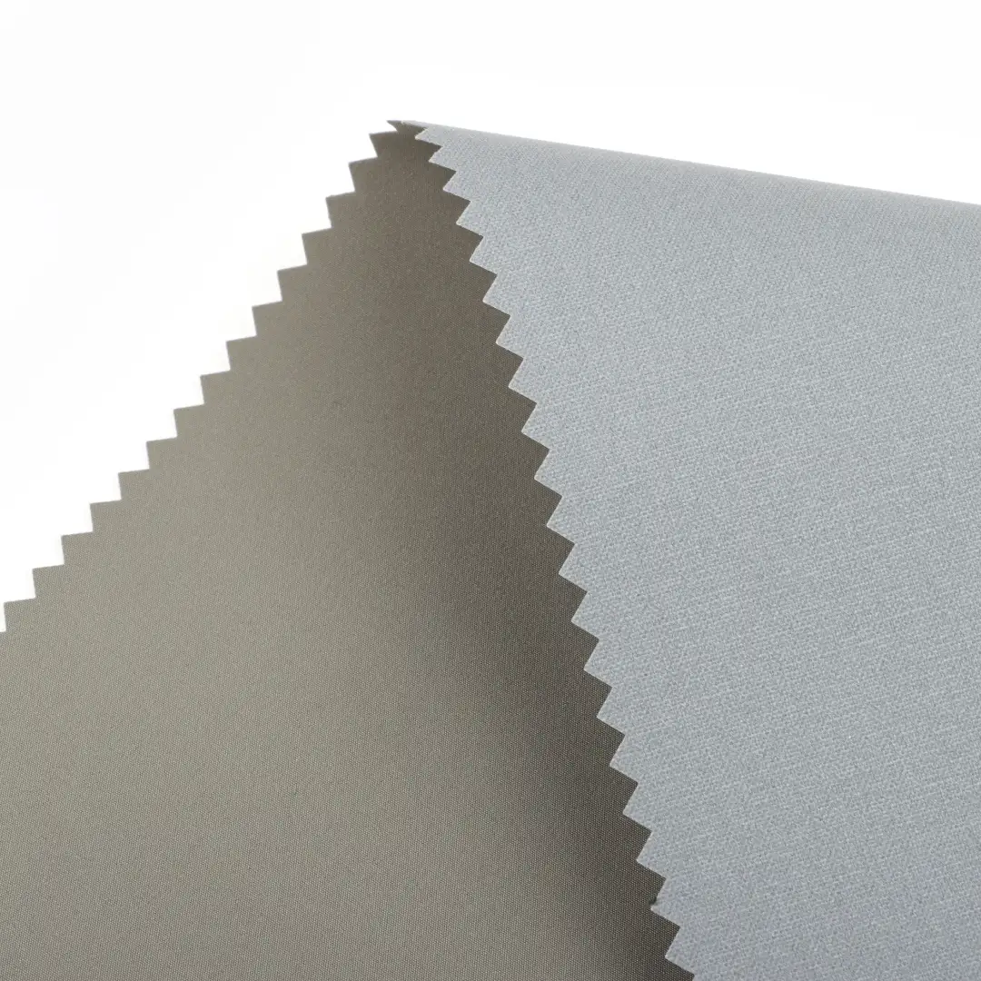 China Fabric for Padded Jacket Taslon Bonded With Polyester Jersey Synthetic Woven Fabric Polyester grey color buy from China wholesaler bulk order at wholesale price free worldwide shipping Alibaba