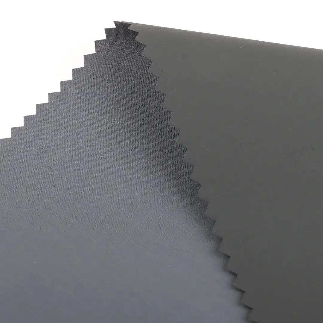 China Fabric for Jackets Polyester Taslon Synthetic Woven Fabric Nylon grey color buy from China wholesaler bulk order at wholesale price free worldwide shipping Alibaba