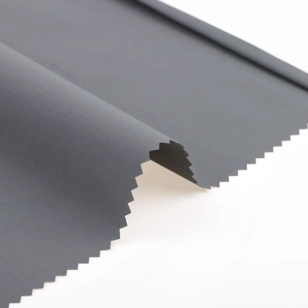China Fabric for Jackets Polyester Taslon Synthetic Woven Fabric Nylon grey color buy from China wholesaler bulk order at wholesale price free worldwide shipping Alibaba