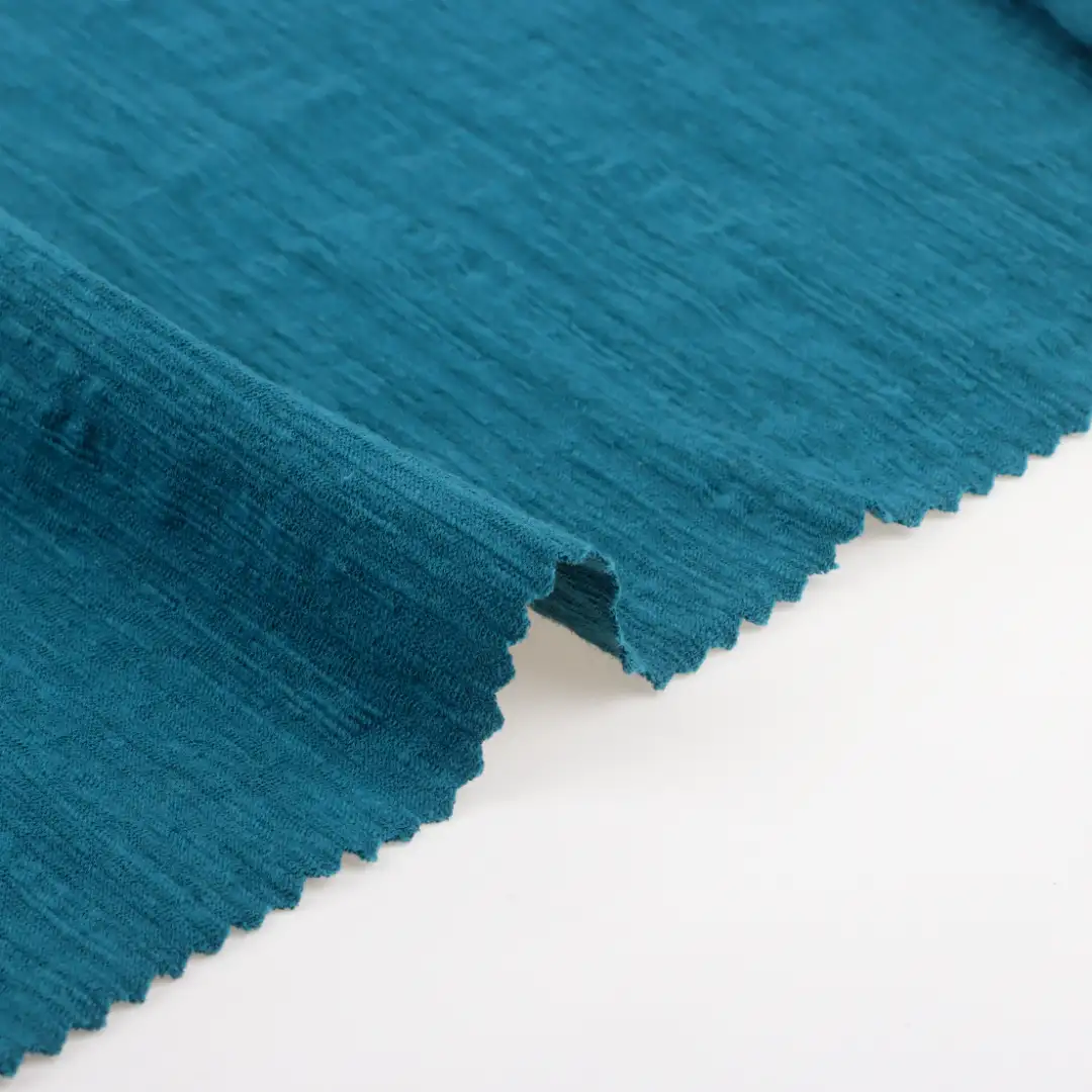 China Fabric for T-Shirt,Loungewear Single Jersey Knit Fabric Polyester Cotton Rayon Spandex cyan color buy from China wholesaler bulk order at wholesale price free worldwide shipping Alibaba