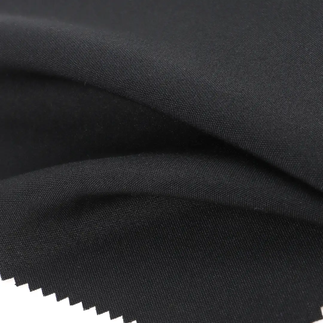 China Fabric for Pants Polyester Oxford Synthetic Woven Fabric Polyester BLACK color buy from China wholesaler bulk order at wholesale price free worldwide shipping Alibaba